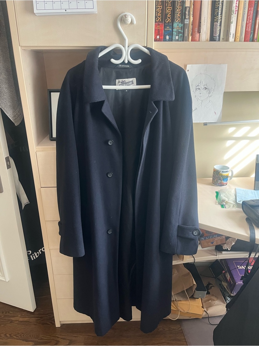 Vintage wool & cashmere coat